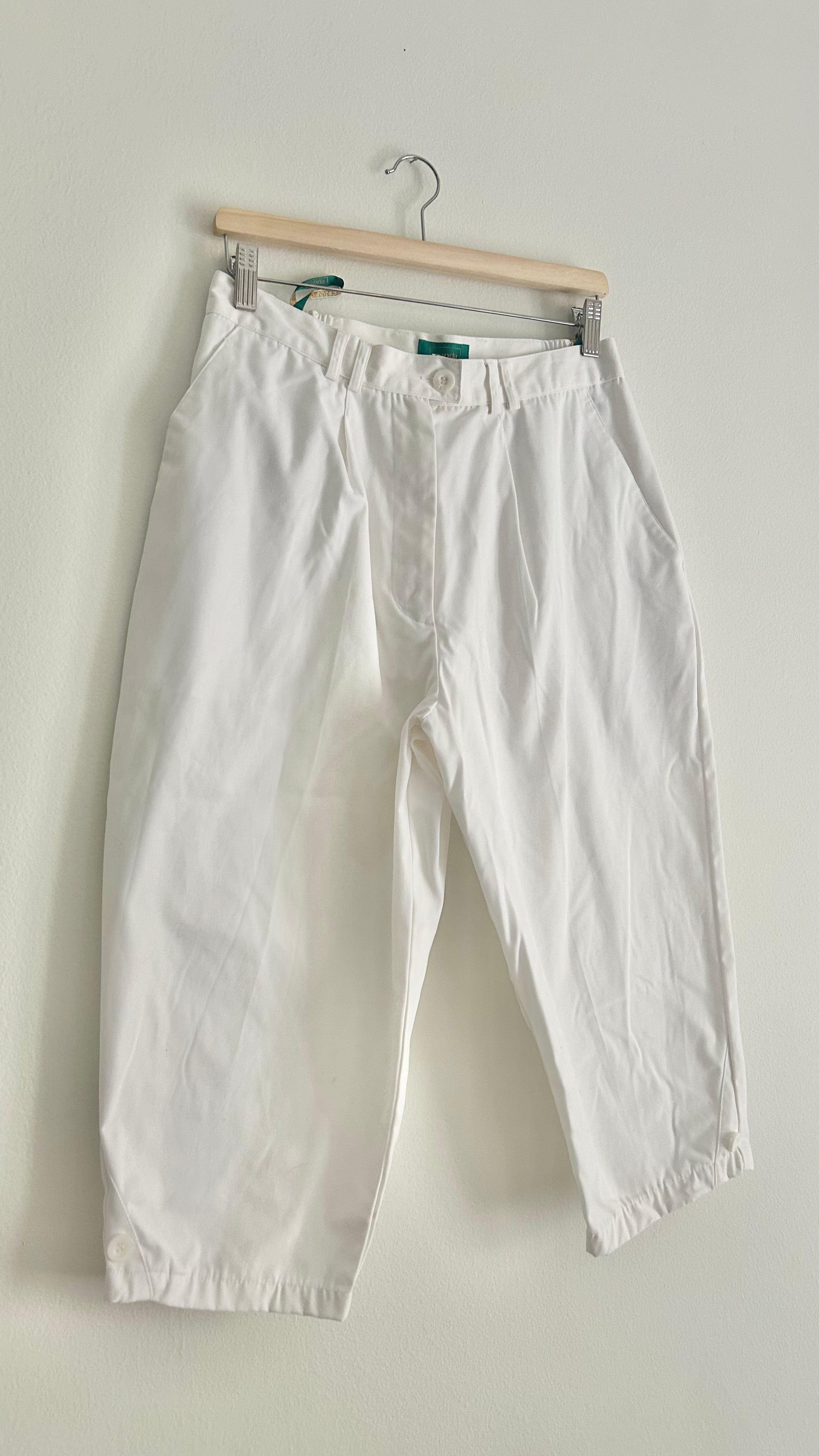 Vintage White Women’s Capri Pants