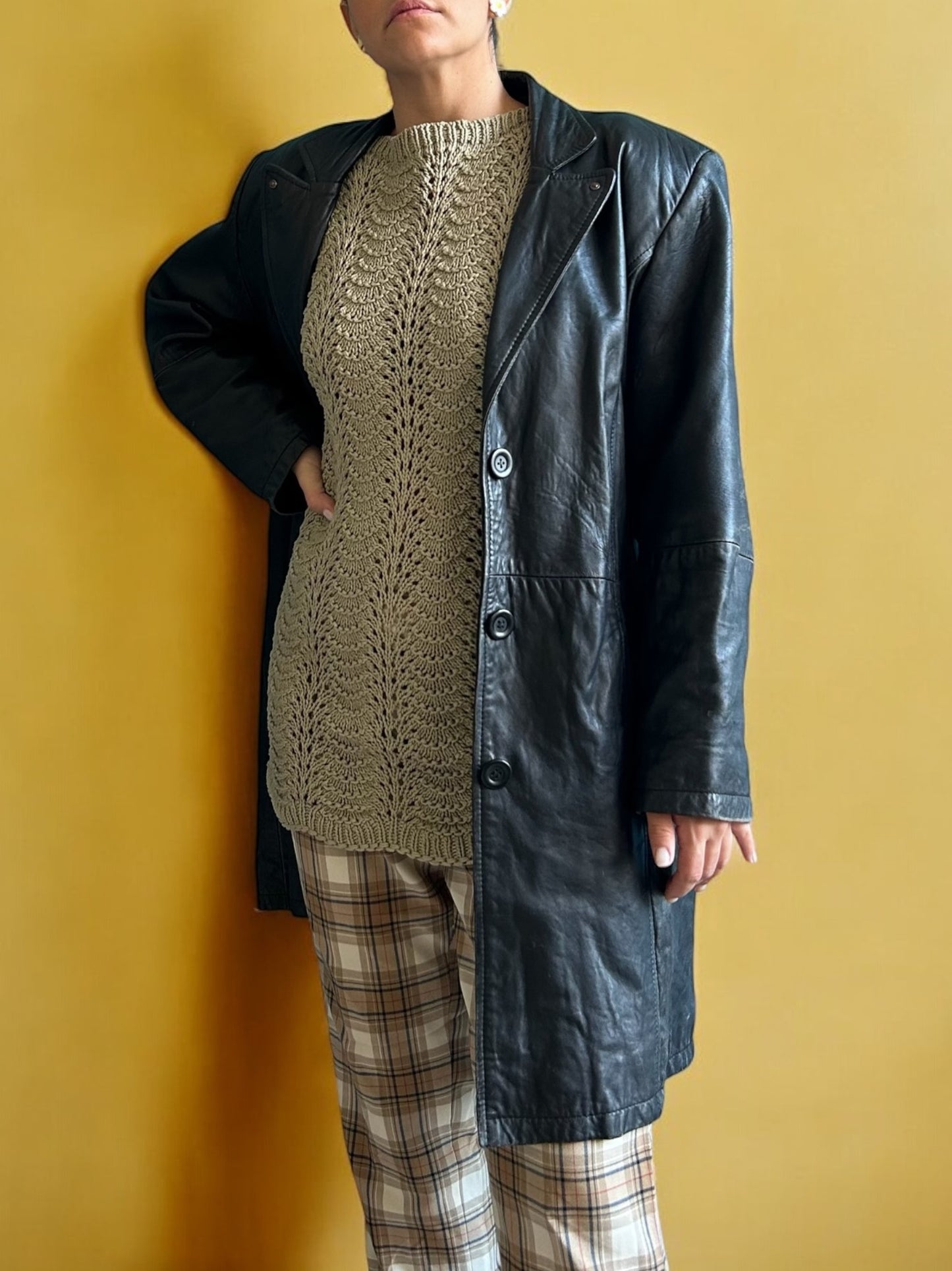 Vintage Leather Coat